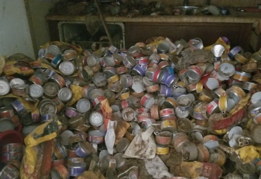 Kitchen Before Hoarding Cleaning in Marietta, GA