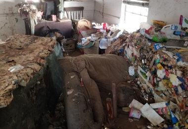 Kitchen Before Hoarding Cleaning in Canton, GA