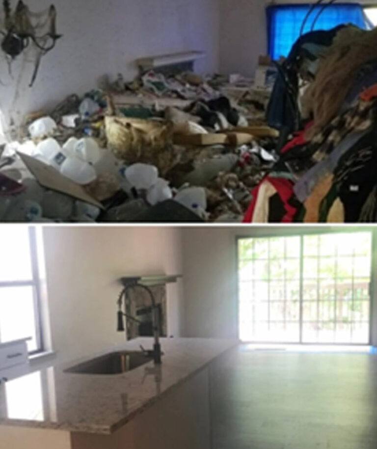 Kitchen Before & After Hoarding Cleaning in Alpharetta, GA