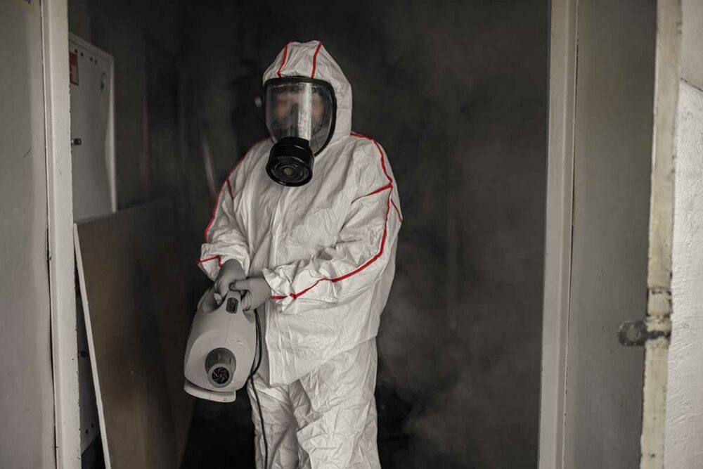 Biohazard cleanup service