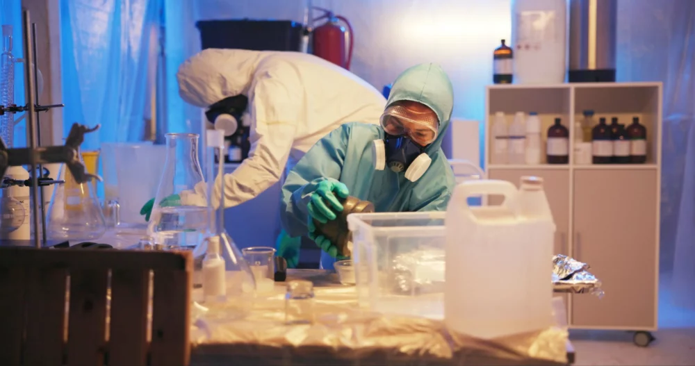 Drug lab cleanup services