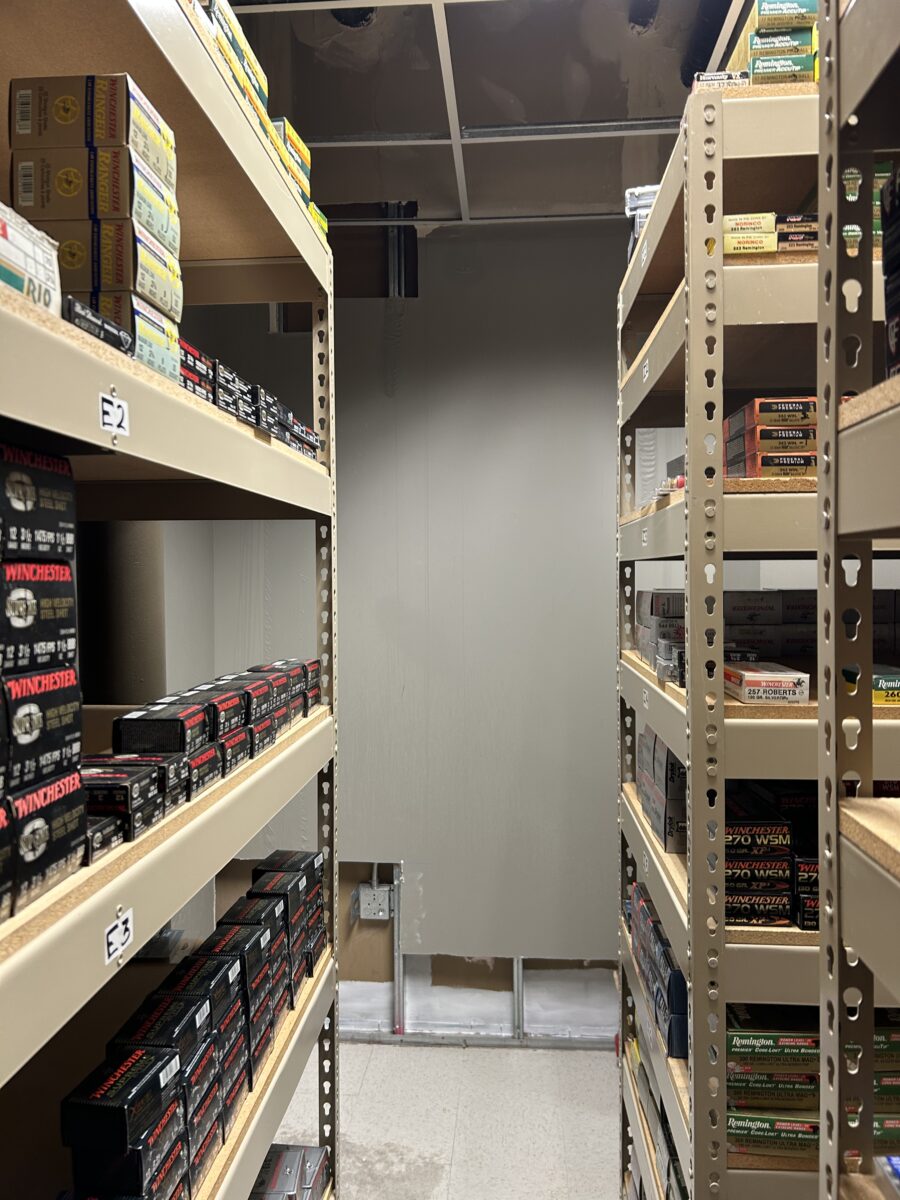 Black mold colonies developing in moisture-prone area of home