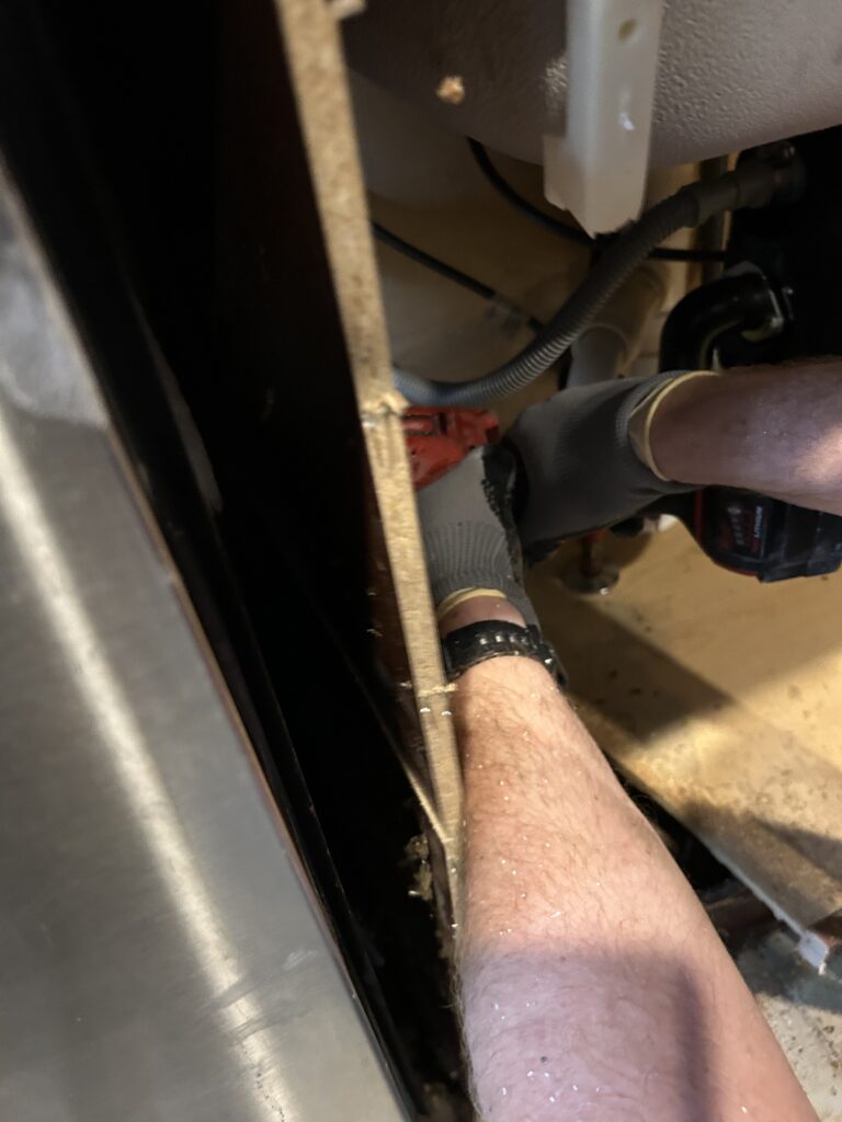 Mold colonies spreading across attic insulation due to moisture infiltration