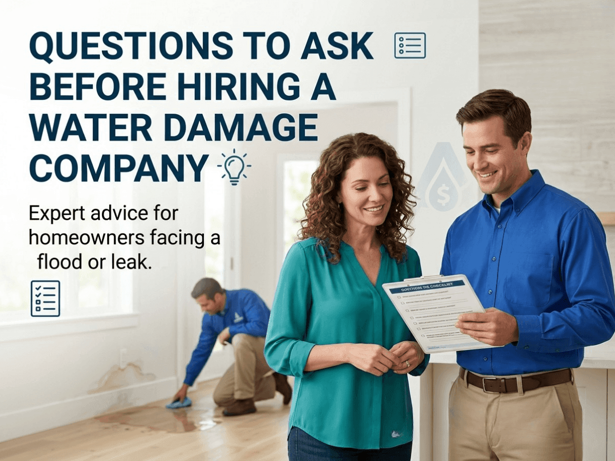 Questions to Ask Before Hiring a Water Damage Company