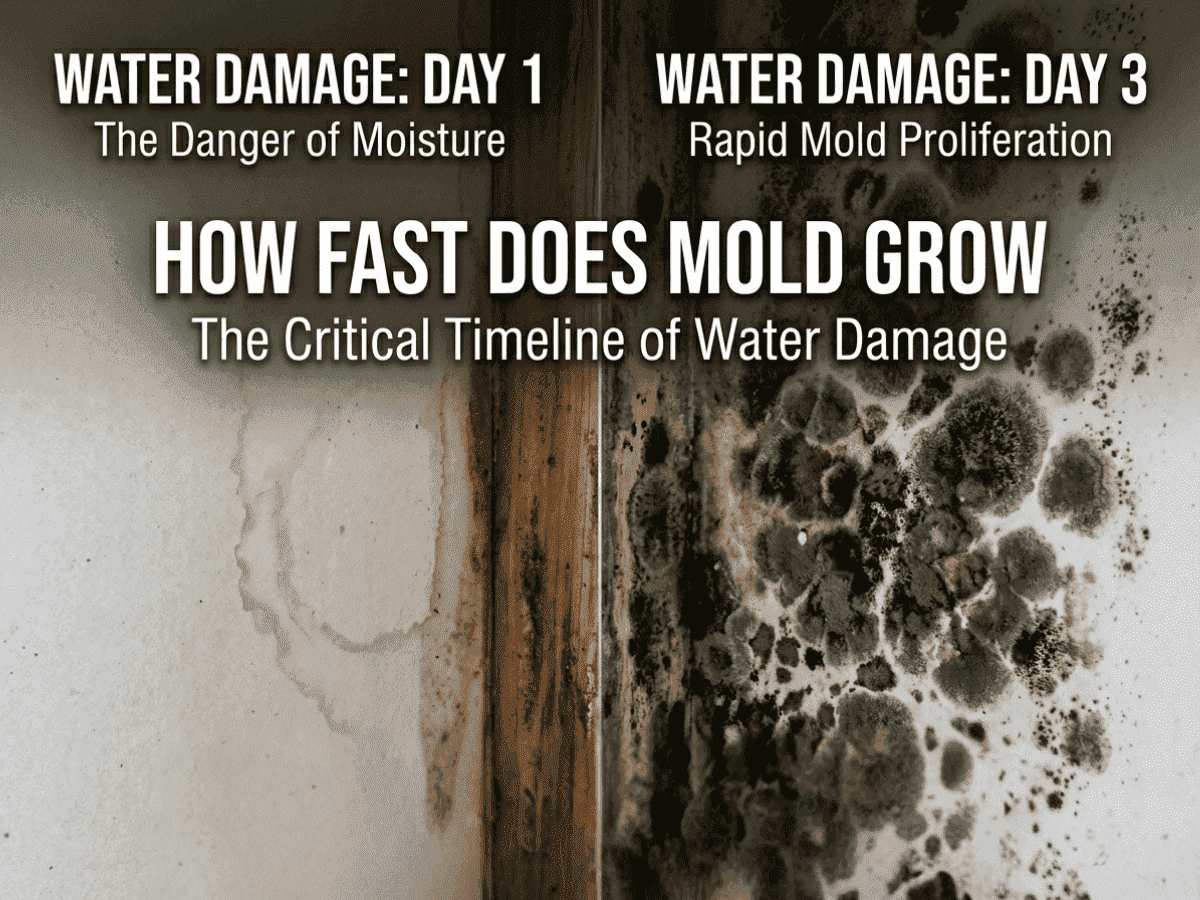 How Fast Does Mold Grow After Water Damage