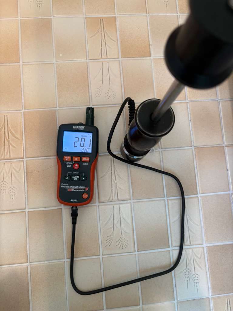 Moisture Meter Reading