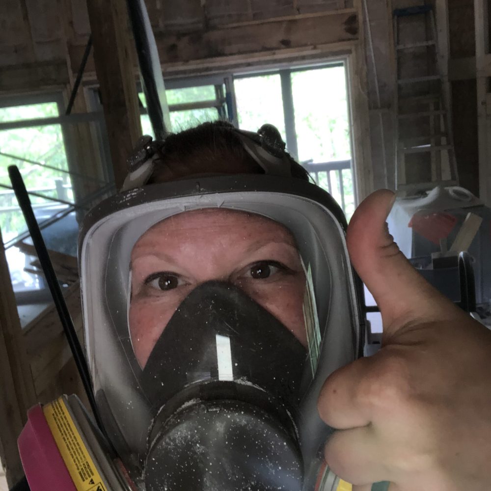 Before and after comparison showing complete meth lab cleanup and property restoration.